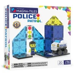 Magna Tiles Magna-T Police Patrol 20 piezas