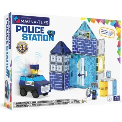 Magna Tiles Magna-T Police Station Set 35 piezas Best