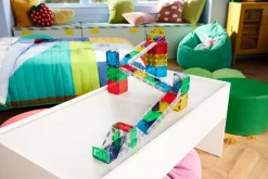 Magna Tiles Magna-T Rail Racers Set 90 piezas New