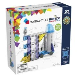 Magna Tiles Magna-T Space + MicroMags Set 32 piezas Clearance