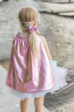 Great Pretenders Metallic Pink/Light Blue Super Duper Tutú, capa y máscara · 4-6 años