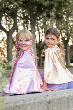 Great Pretenders Metallic Pink/Light Blue Super Duper Tutú, capa y máscara · 4-6 años