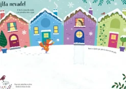 Usborne Mi pequeño libro de pegatinas brillantes · Bajo un manto de nieve
