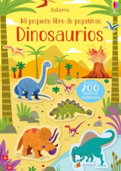 Usborne Mi pequeño libro de pegatinas · Dinosaurios New
