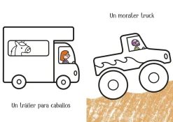 Usborne Mi pequeño libro para colorear · Camiones Sale
