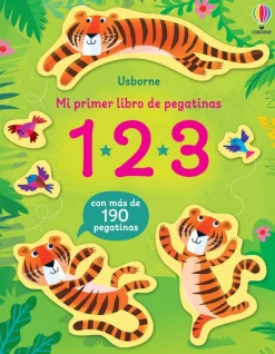 Usborne Mi primer libro de pegatinas · 1 2 3 Hot