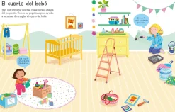 Usborne Mi primer libro de pegatinas · Vamos a tener un hermanito