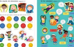 Usborne Mi primer libro de pegatinas · Las Emociones Sale