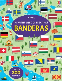 Usborne Mi primer libro de pegatinas · Banderas Best