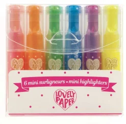 Djeco Mini marcadores(6 ud) · Lovely Paper Sale