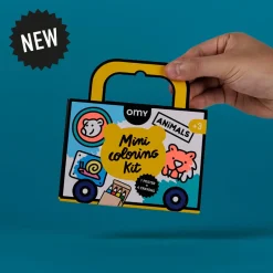 Omy Mini Pocket Animales para colorear + 4 lápices ·