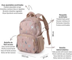 Tutete Mochila Infantil Funny Letters Hot