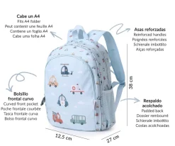 Tutete Mochila Mediana City Cars Outlet