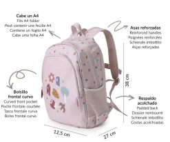 Tutete Mochila Mediana Geometric Nature Sale