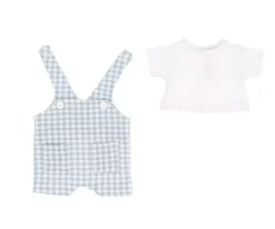 Monnëka Muñeco Mateo con Peto Vichy Azul