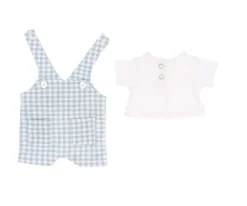 Monnëka Muñeco Mateo con Peto Vichy Azul