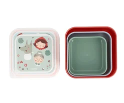 Tutete Pack 3 Cajas Almuerzo Little Red
