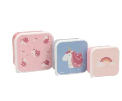 Tutete Pack 3 Cajas Almuerzo Magical Unicorn Clearance