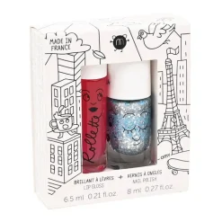 Nailmatic Pack Esmalte de Uñas y Brillo Labial Luna · Outlet