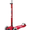 Micro Patinete Maxi Deluxe LED · Rojo Sale