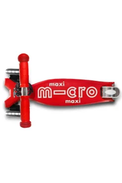 Micro Patinete Maxi Deluxe LED · Rojo Sale