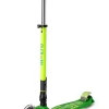 Micro Patinete Maxi Deluxe Plegable Neón LED · Verde/Amarillo Best