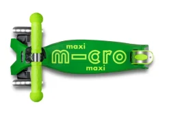 Micro Patinete Maxi Deluxe Plegable Neón LED · Verde/Amarillo Best