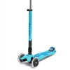 Micro Patinete Maxi Deluxe Plegable LED · Azul