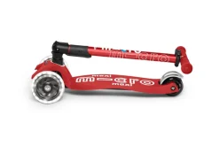 Micro Patinete Maxi Deluxe Plegable LED · Rojo Online
