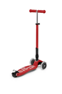 Micro Patinete Maxi Deluxe Plegable LED · Rojo Online