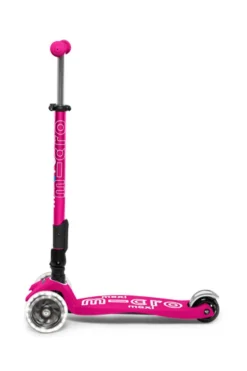 Micro Patinete Maxi Deluxe Plegable LED · Rosa Best