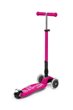 Micro Patinete Maxi Deluxe Plegable LED · Rosa Best