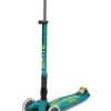 Micro Patinete Maxi Deluxe Plegable LED · Turquesa Best