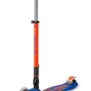 Micro Patinete Maxi Deluxe Plegable Neón LED · Azul/Naranja Best