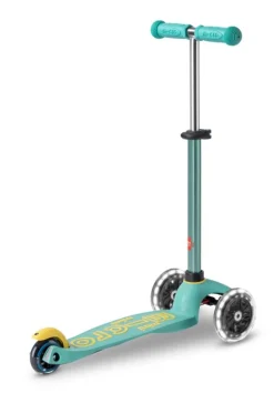 Micro Patinete Mini Deluxe ECO LED · Menta Hot