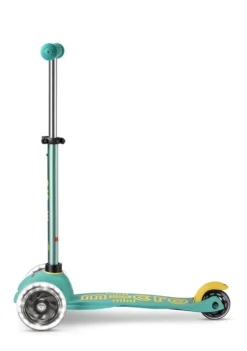 Micro Patinete Mini Deluxe ECO LED · Menta Hot