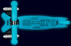 Micro Patinete Mini Deluxe Glow LED · Aqua Discount