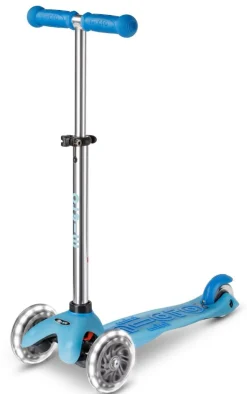 Micro Patinete Mini Deluxe Glow LED · Azul Best