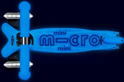Micro Patinete Mini Deluxe Glow LED · Azul Best