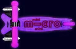 Micro Patinete Mini Deluxe Glow LED · Rosa Discount