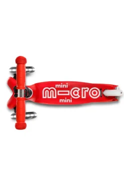 Micro Patinete Mini Deluxe LED · Rojo Hot