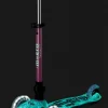 Micro Patinete Mini Deluxe Plegable Orion LED · Rosa Best