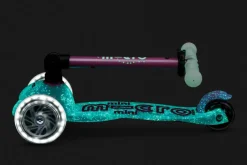 Micro Patinete Mini Deluxe Plegable Orion LED · Rosa Best