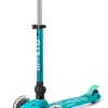 Micro Patinete Mini Deluxe Plegable LED · Aqua Outlet