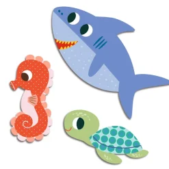 Djeco Pegatinas Animales del Mar · New