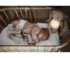 Moonie Peluche Luz-Sonido Oso Orgánico 2.0 Honey Best