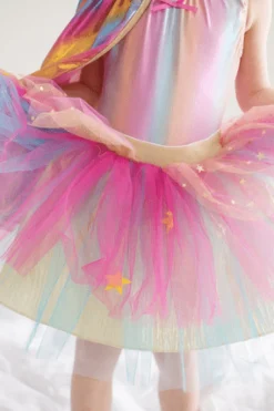 Great Pretenders Pink Super Duper Tutú, capa y máscara · 4-6 años