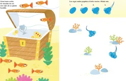 Usborne Pinta con los dedos · En el mar