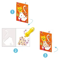 Djeco Pintura colorear y punto pelota! · New