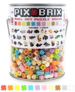 Pix Brix bote metálico 1500 piezas gama suave